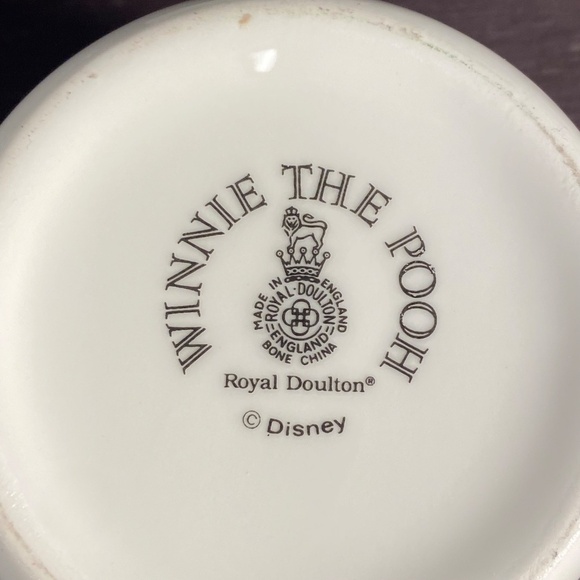 ROYAL DOULTON Vintage Winnie the Pooh Disney A Christening Gift Bone China Mug - Picture 5 of 8